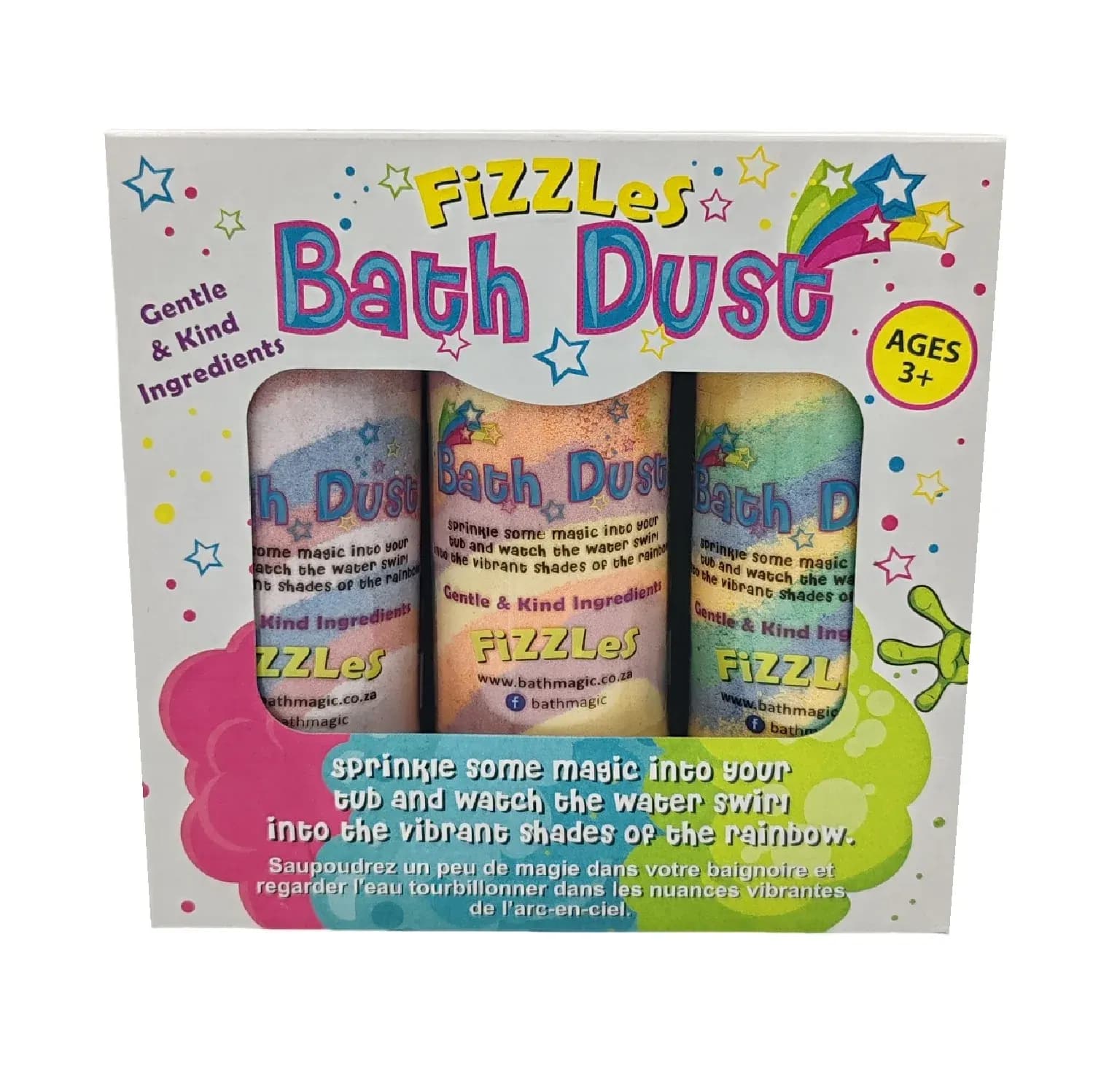 Fizzles Bath Dust - 3 Pack