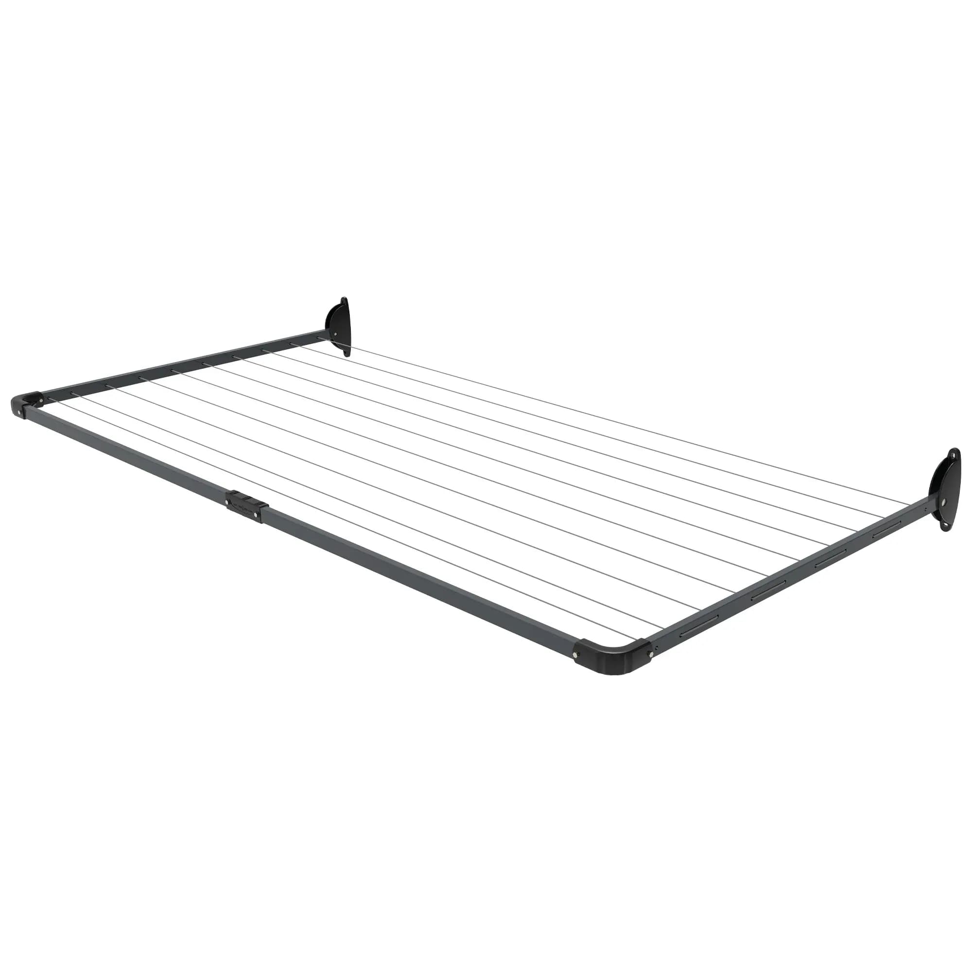 10-line Single Fold Down Wall Mounted Clothesline - 22m