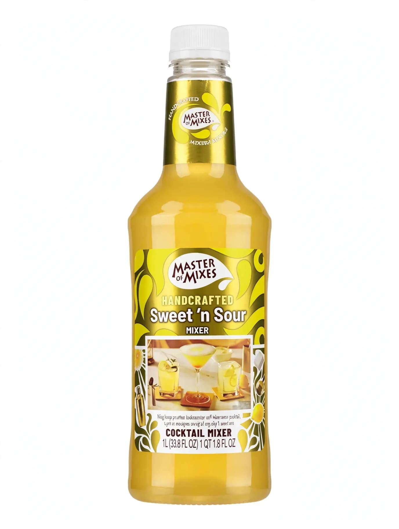 Master of Mixes Handcrafted Sweet 'n Sour Cocktail Mixer (1 Litre)