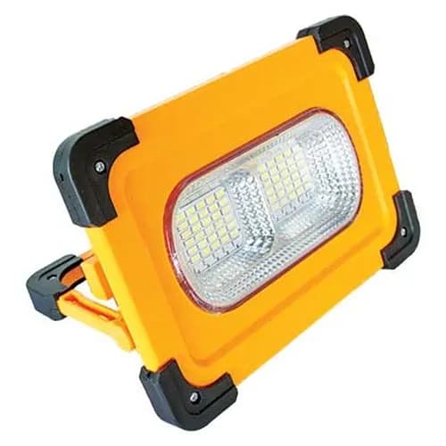 PORTABLE LED SOLAR WORK LIGHT IP54 C/W USB 1000MA