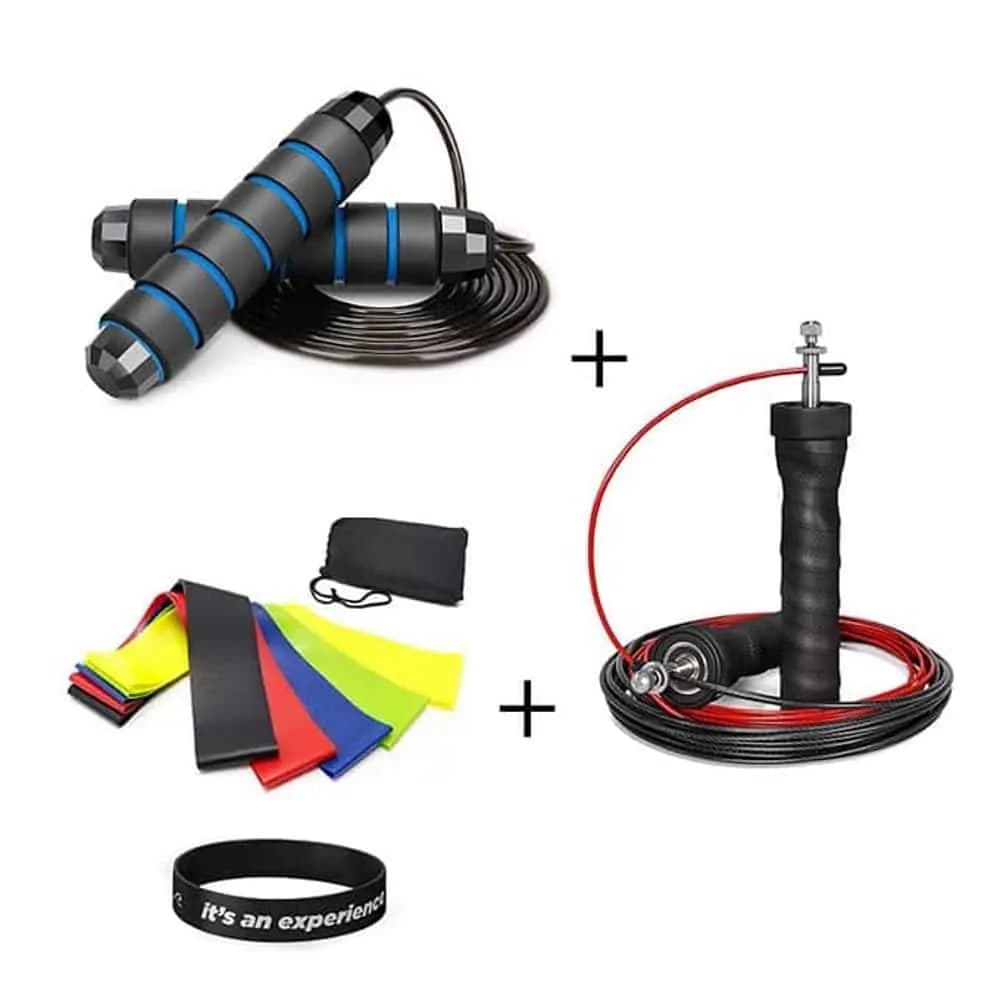Killer Deals Ball-Bearing/Speed Skipping Rope & Exercise Resistance Bands