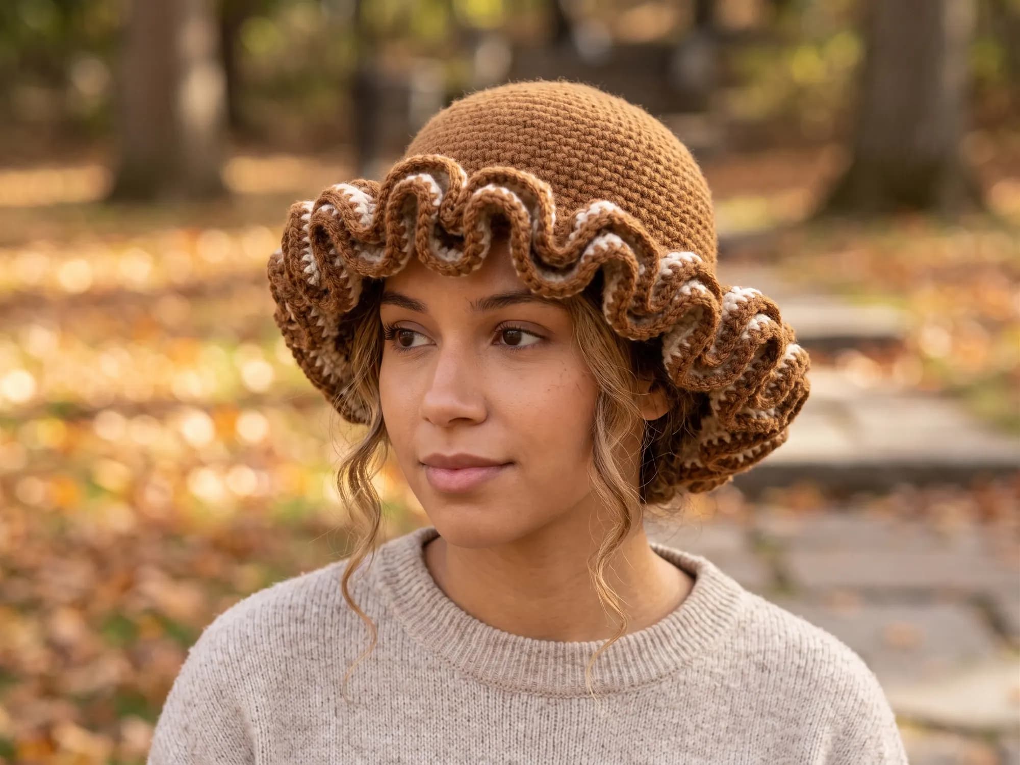 Ruffle Hat