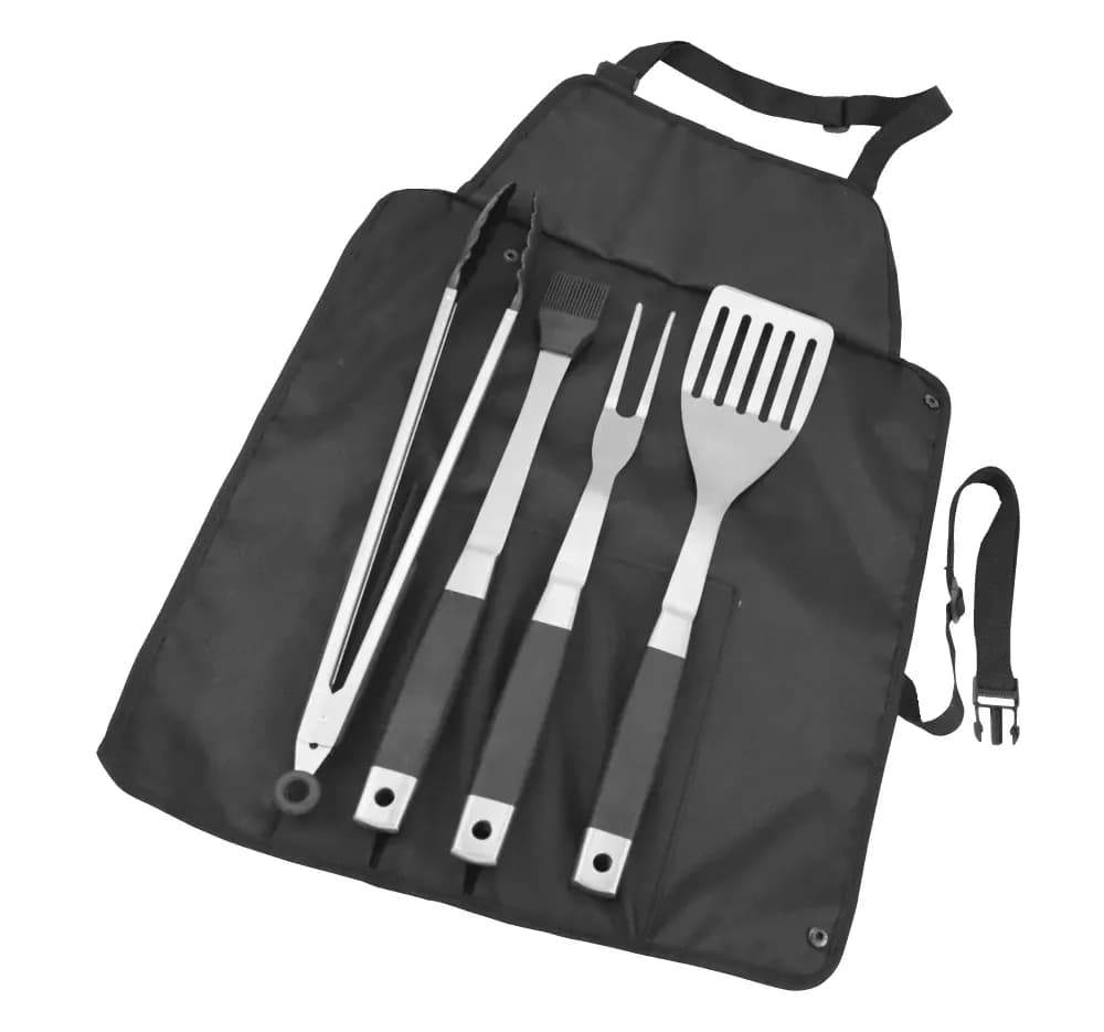 5Pc BBQ / Braai Roll-Up Tool Set