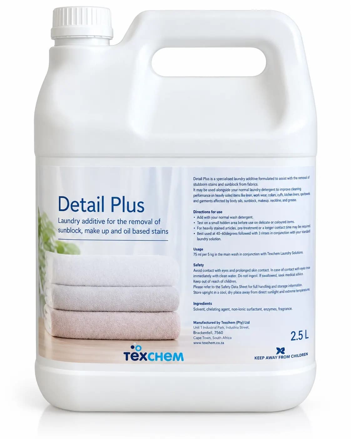 Detail Plus Laundry Additive for Sunblock and Make up stains