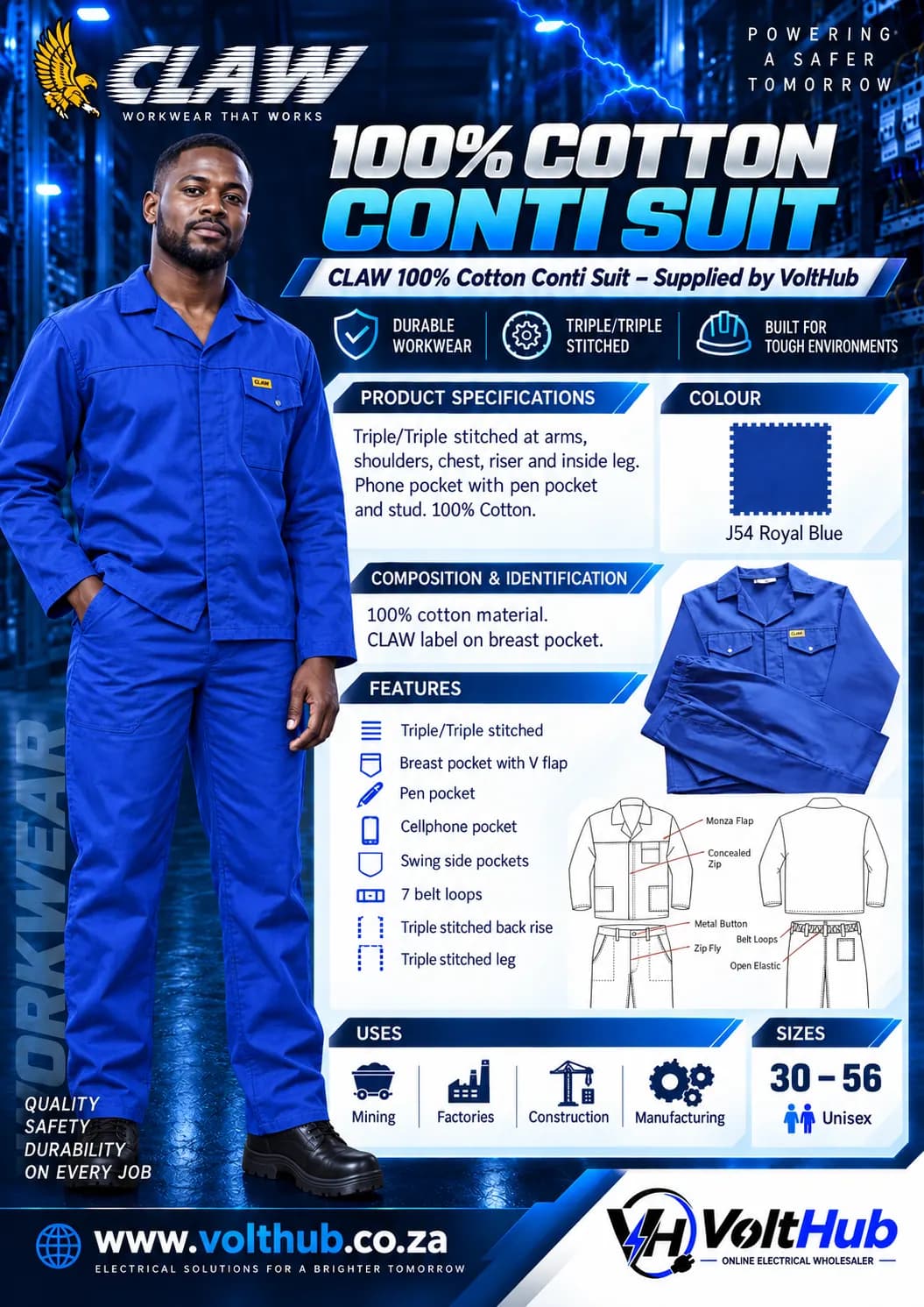 Conti Suit 100% Cotton