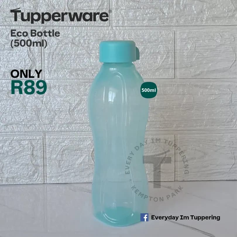 Tupperware Eco Bottle 500ml – Reusable Water Bottle