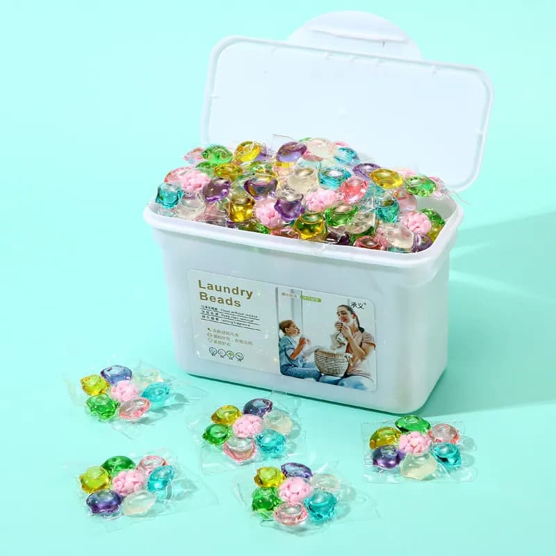 Fragrance Laundry Beads Concentrated Softening Decontamination Detergent Pods Manufacturer Washing Powder 80 g