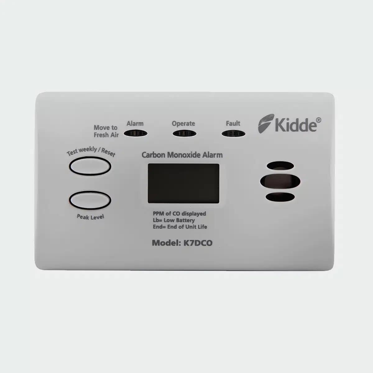 Carbon Monoxide Alarm with Digital Display