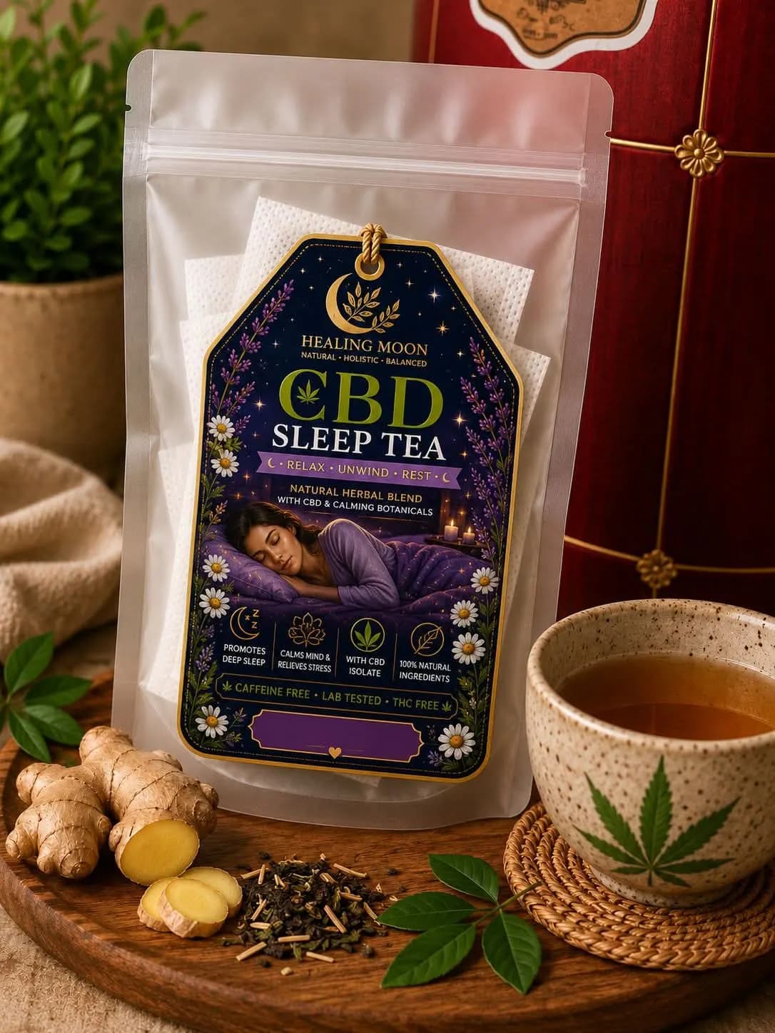 Healing Moon CBD Sleep Tea (30 bags)
