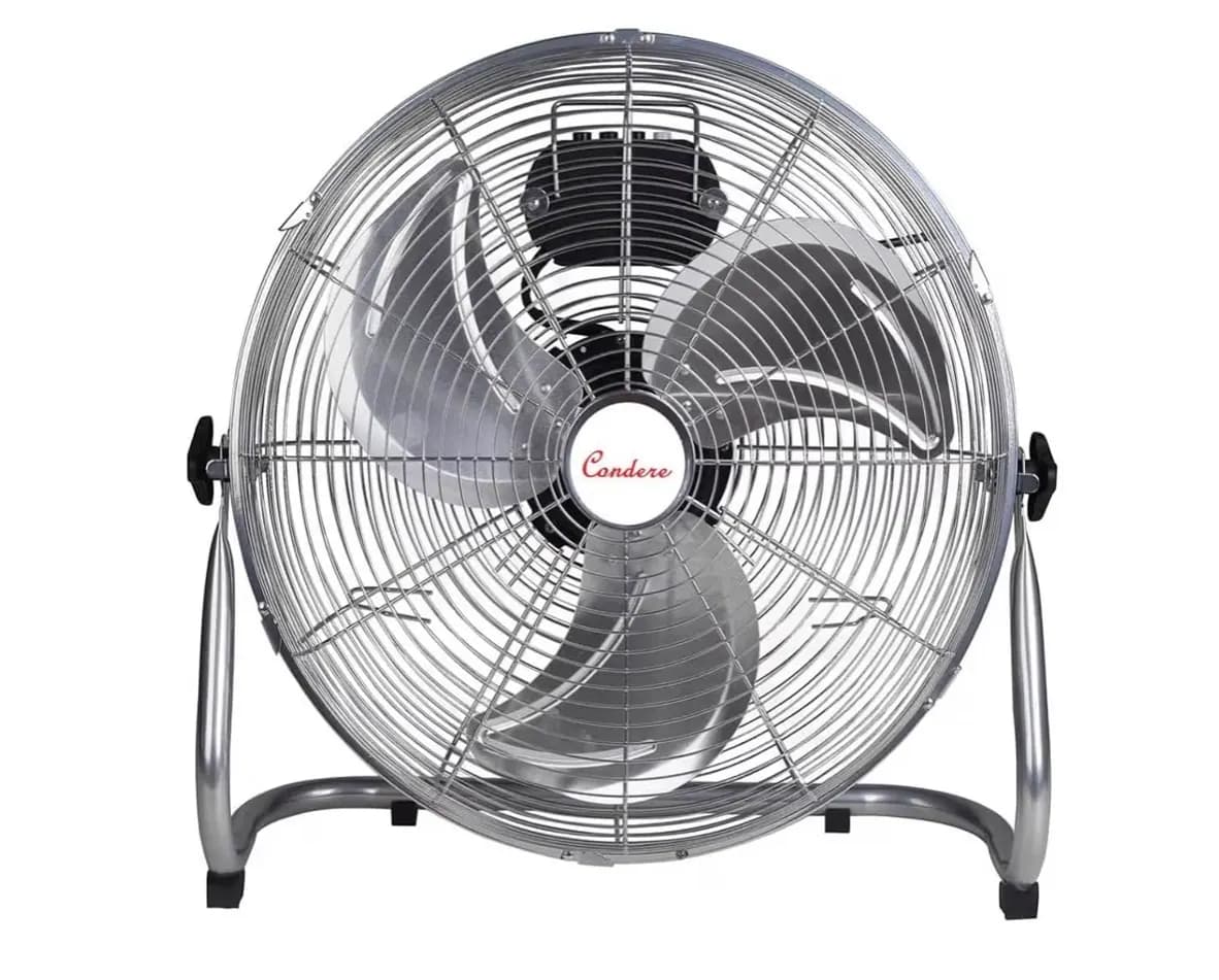 18" Metal Floor Fan – Standing Oscillating Pedestal Fan for Bedroom & Home FS40-F18
