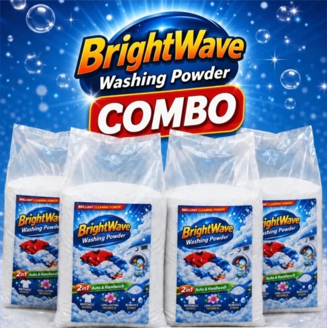 BrightWave Starter Cleaning Combo – 5 Essential Household Cleaning Products
