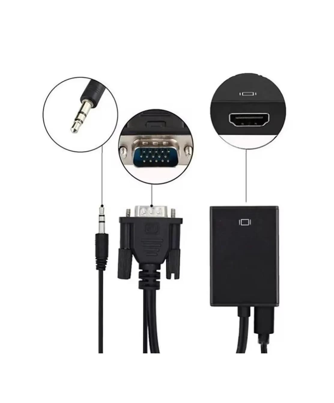 VGA to HDMI Converter with Audio