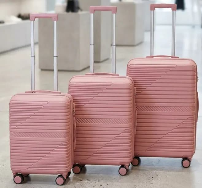 3PC Luggage Set - PP Material, Spinner Wheels