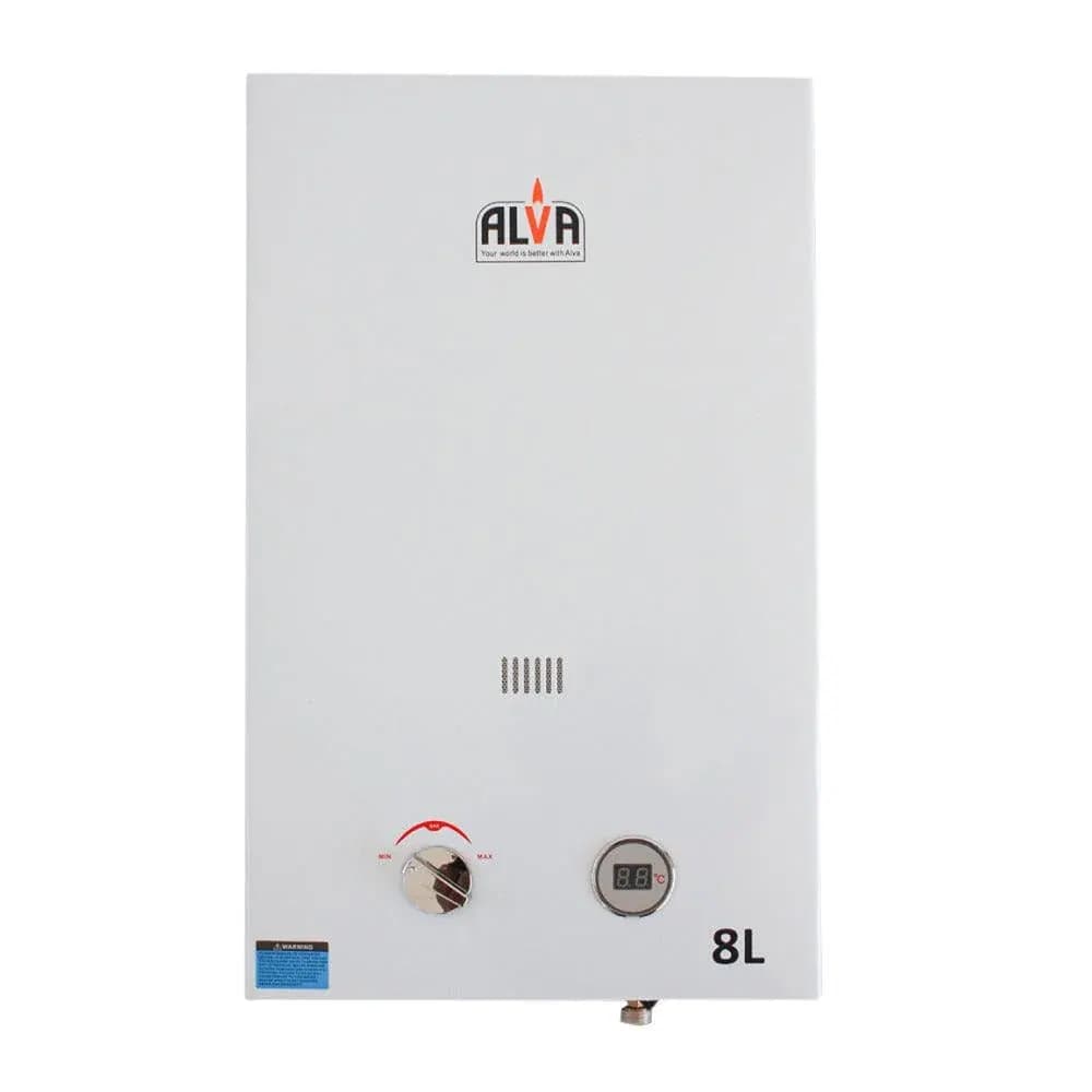 8L Gas Water Heater | Pulse Ignition | Digital Display | Hi/Low Pressure