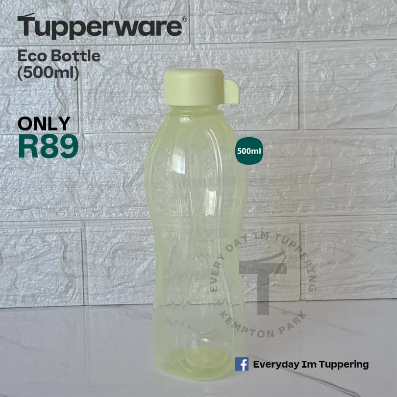 Tupperware Eco Bottle 500ml – Reusable Water Bottle
