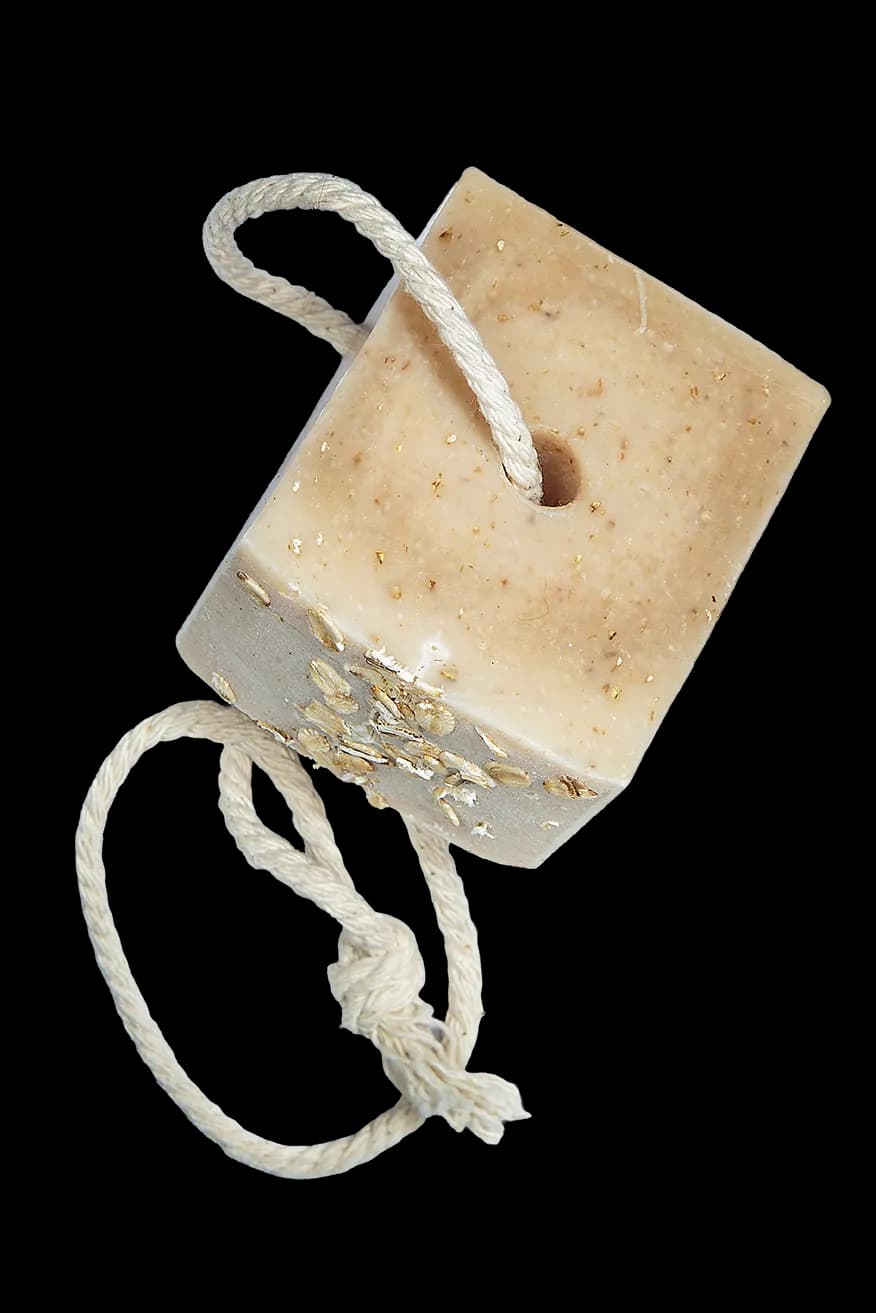 Natural Handmade Tallow Pet Soap Bar with Honey, Oats & Lavender | 100% Chemical-Free Gentle Shampoo Bar for Dogs, Cats & Pets | Soothing Skin & Coat Cleanser