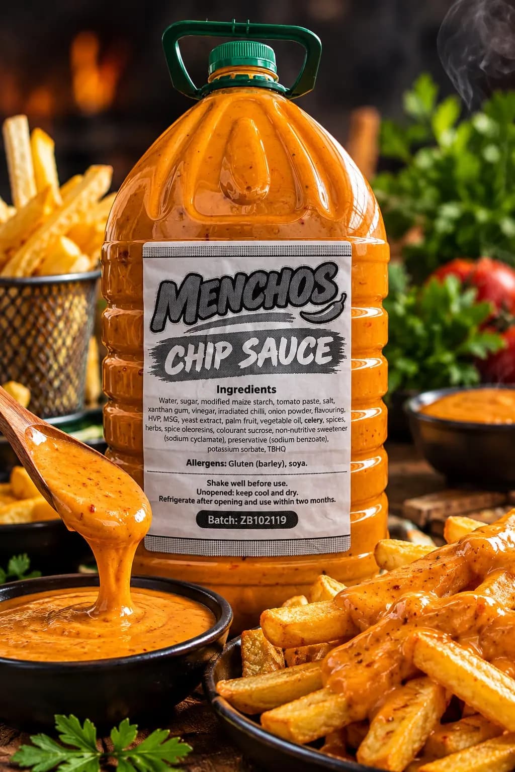Menchos Chip Sauce – 5L Catering Pack