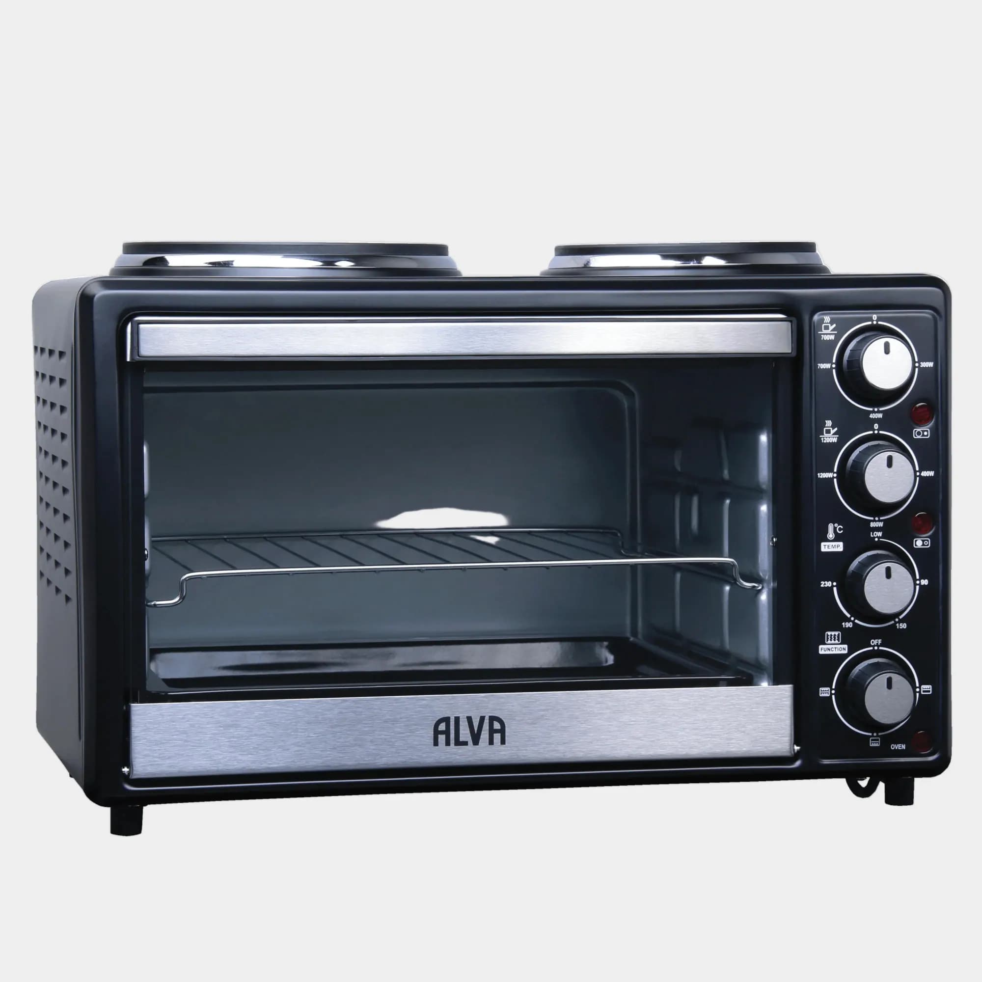 Mini Kitchen - 25L Electric Oven With 2 Plate Stove