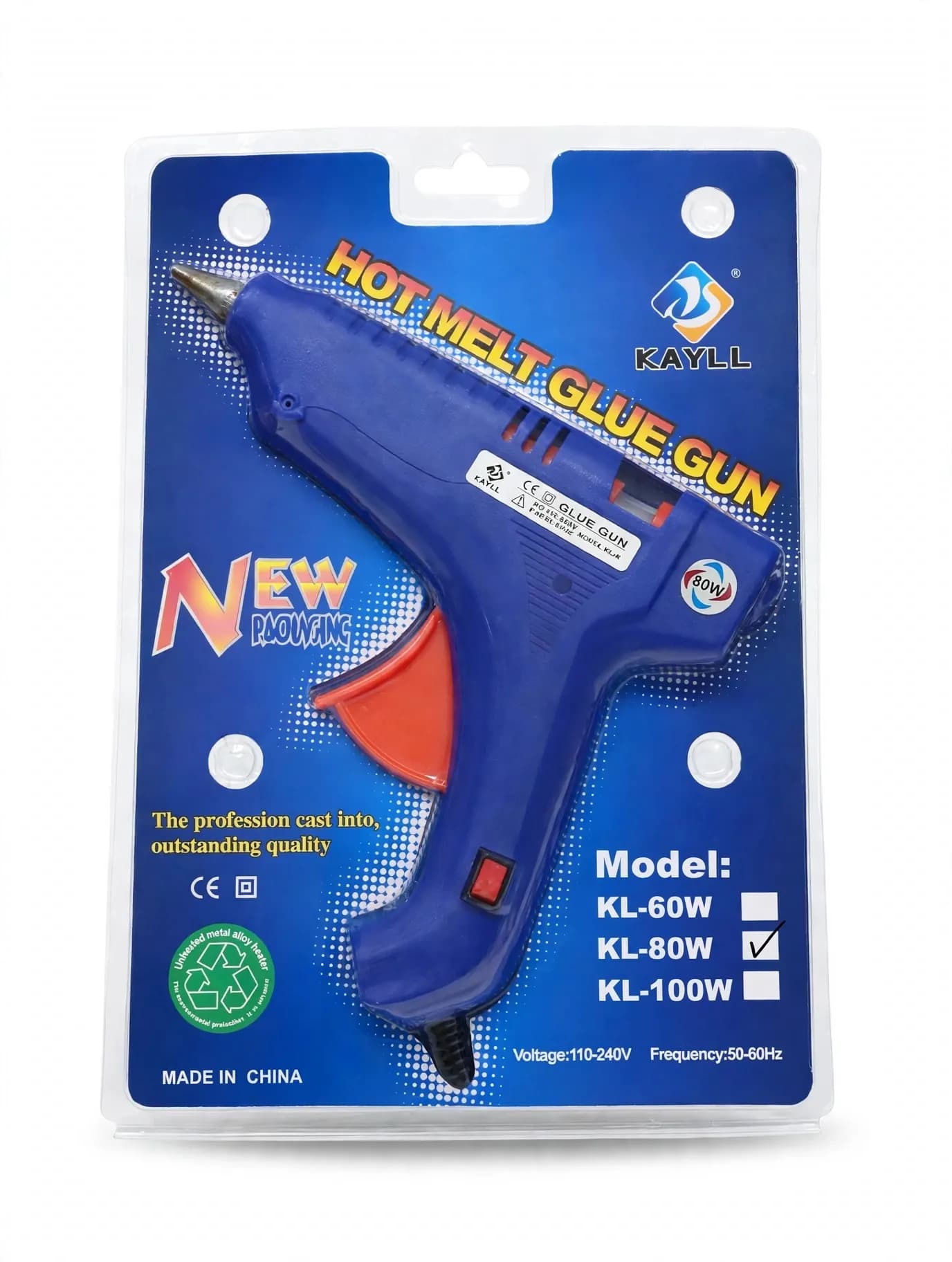 Hot Melt Glue Gun (60W–80W) with Precision Nozzle for DIY & Crafts⁠