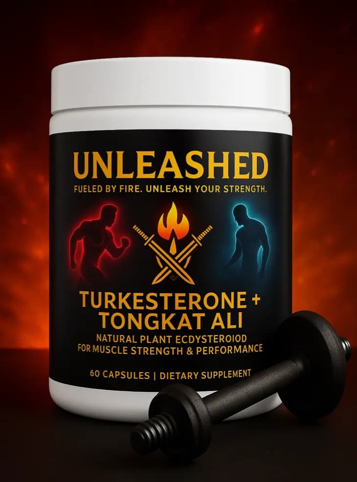 UNLEASHED-TURKESTERONE + TONGKAT ALI