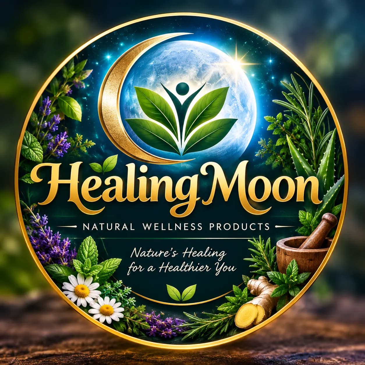 Healing Moon Natural Products logo