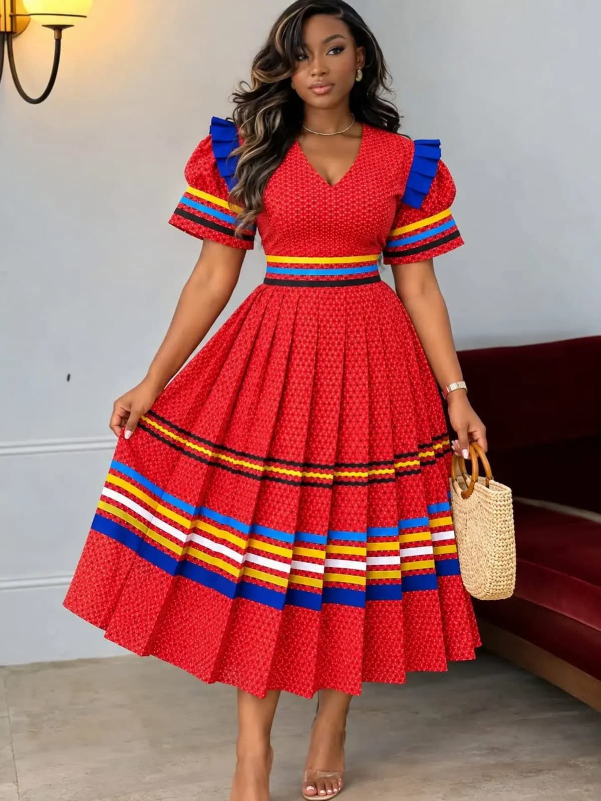 Pleated Sepedi Tradition Dress