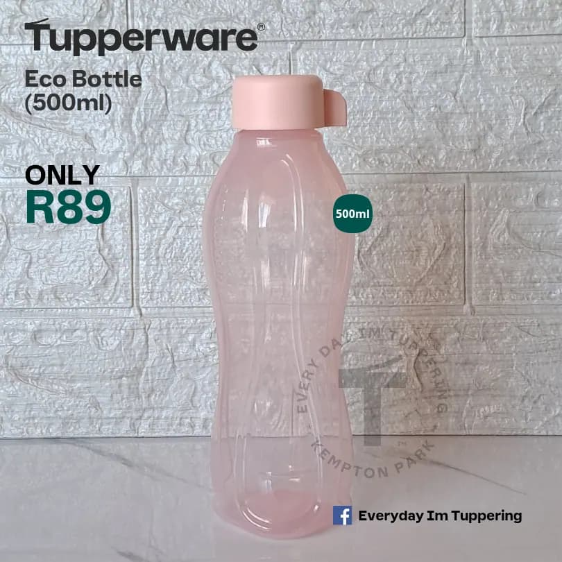 Tupperware Eco Bottle 500ml – Reusable Water Bottle