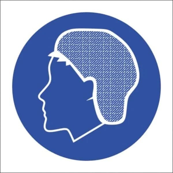 Hair Nets Must Be Worn Sign 290x290 On ABS