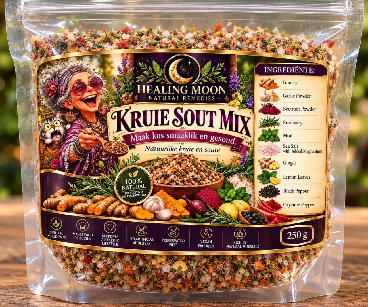 Healing Moon Kruie Sout Mix 150g
